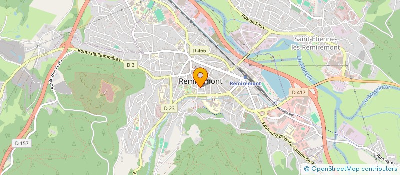 localisation de l'entreprise AGAPAJ à REMIREMONT