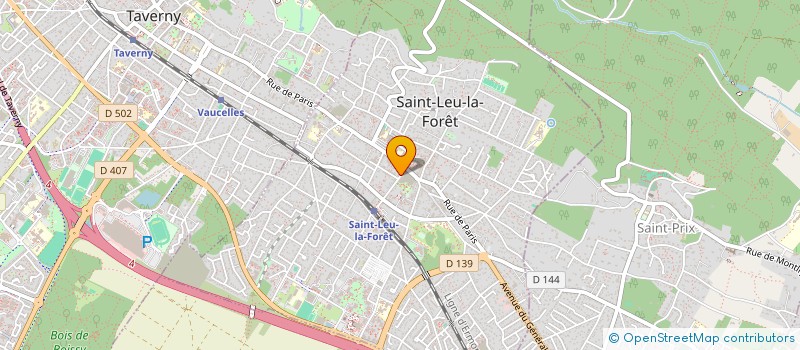 localisation de l'entreprise AGAPANTHE à SAINT-LEU-LA-FORET