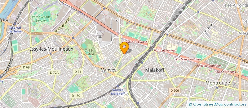 localisation de l'entreprise AGAPANTHE  VANVES