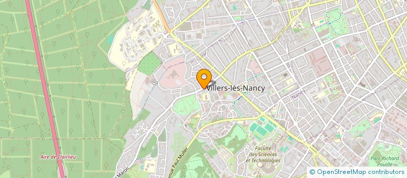 localisation de l'entreprise AGAPANTHE  VILLERS-LES-NANCY