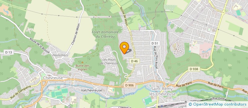 localisation de l'entreprise AGAPANTHE  CHEVREUSE