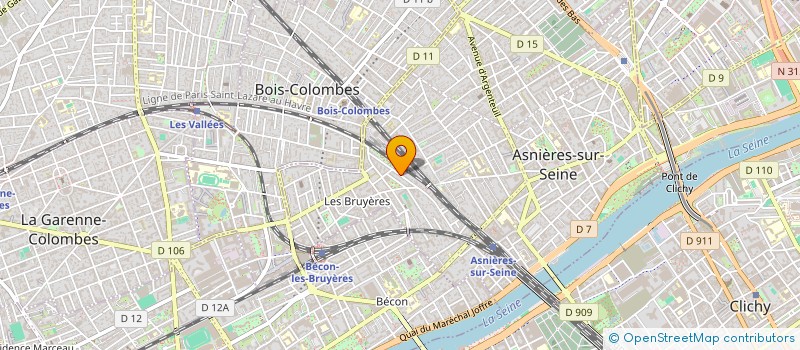 localisation de l'entreprise AGAPANTHE  ASNIERES-SUR-SEINE