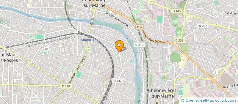 localisation de l'entreprise AGAPANTHE à SAINT-MAUR-DES-FOSSES