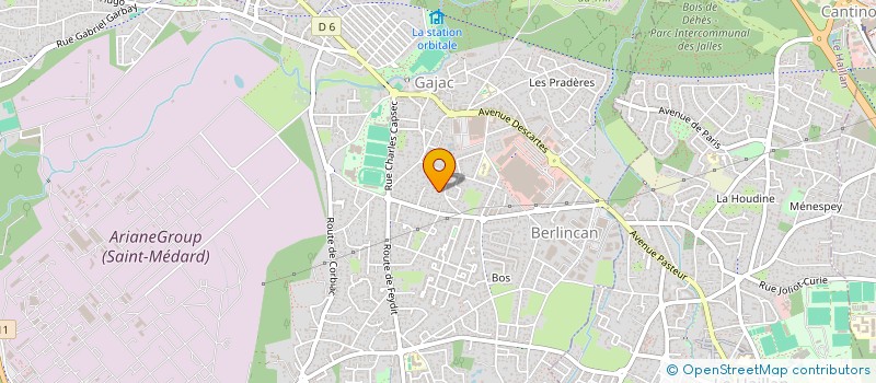 localisation de l'entreprise AGAPANTHE  SAINT-MEDARD-EN-JALLES