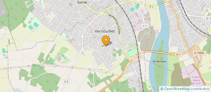 localisation de l'entreprise AGAPANTHE GESTION IMMOBILIERE & MOBILIER  VERNOUILLET