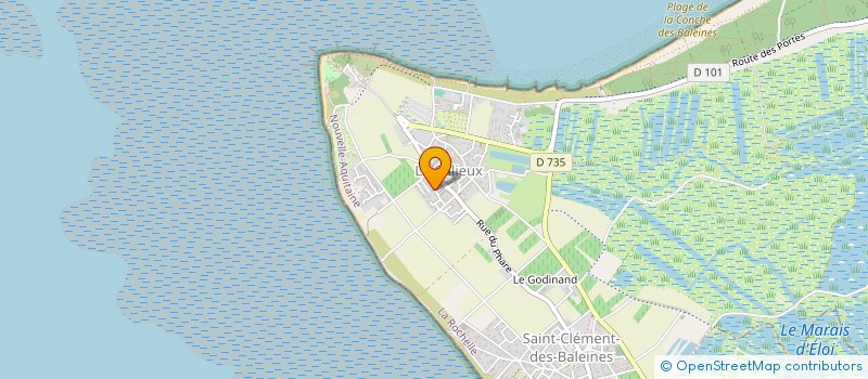 localisation de l'entreprise AGAPANTHES  SAINT-CLEMENT-DES-BALEINES