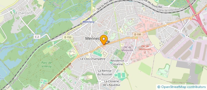 localisation de l'entreprise AGAPE à MENNECY