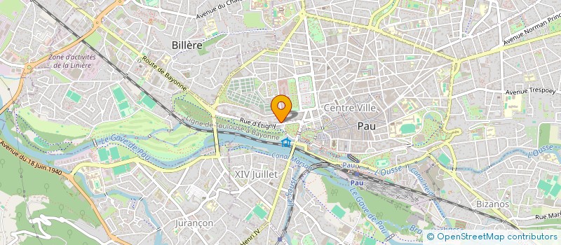 localisation de l'entreprise AGAPE à PAU
