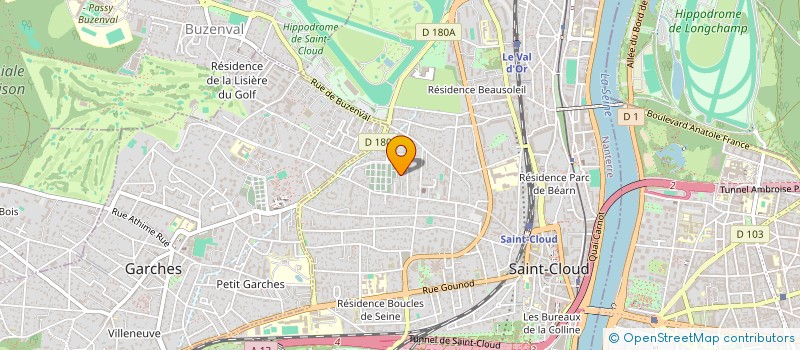 localisation de l'entreprise AGAPE à SAINT-CLOUD