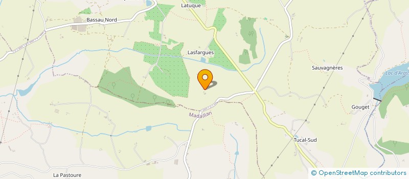 localisation de l'entreprise AGAPE  LAUGNAC