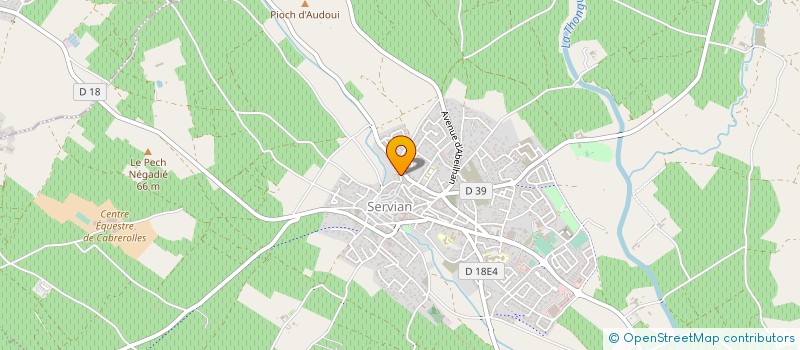 localisation de l'entreprise AGAPE  SERVIAN