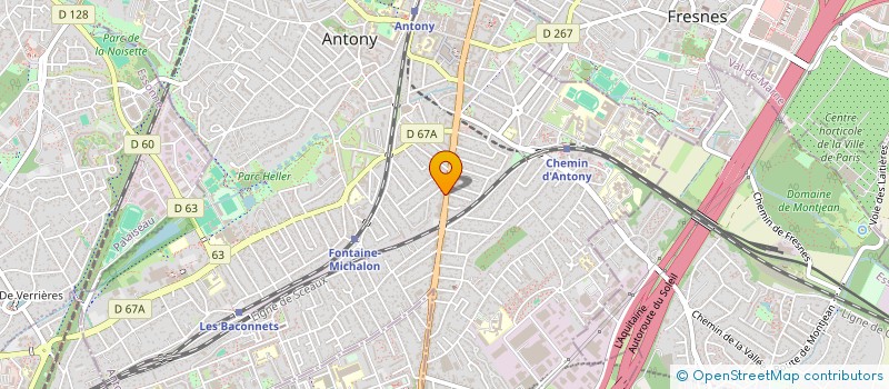 localisation de l'entreprise AGAPE à ANTONY