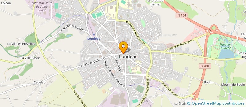 localisation de l'entreprise AGAPE à LOUDEAC