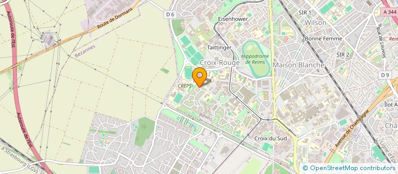 localisation de l'entreprise AGAPE  REIMS