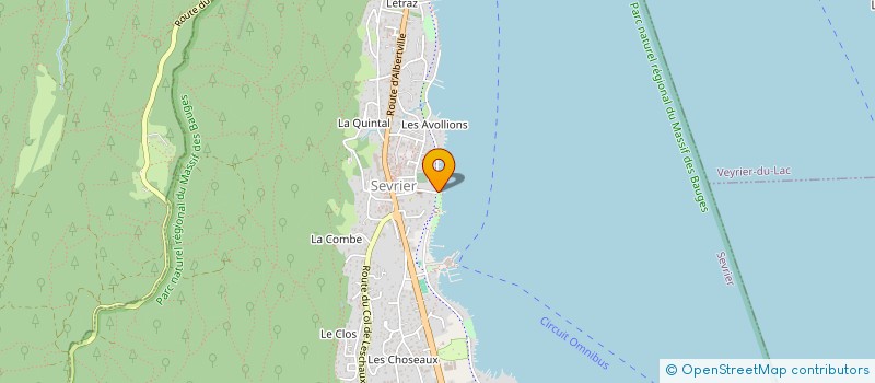 localisation de l'entreprise AGAPE  SEVRIER