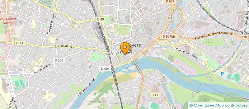 localisation de l'entreprise AGAPE  NEVERS