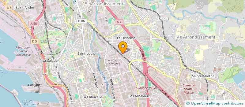 localisation de l'entreprise AGAPE DEVELOPPEMENT à MARSEILLE