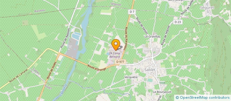 localisation de l'entreprise AGAPE GROUP à SABLET