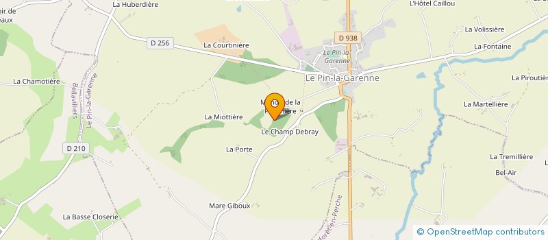 localisation de l'entreprise AGAPE LES AMIS DE LA PELLONNIERE à LE PIN-LA-GARENNE