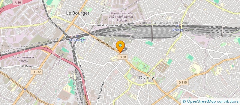 localisation de l'entreprise AGAPE PRODUCTIONS  DRANCY