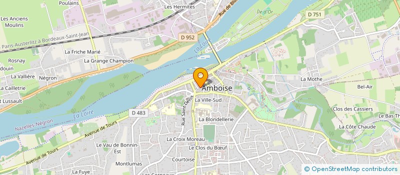 localisation de l'entreprise AGAPE SCI  AMBOISE