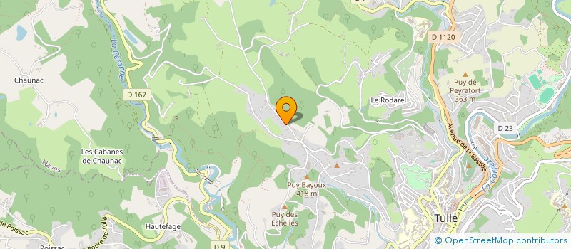 localisation de l'entreprise AGAPELODGE  TULLE