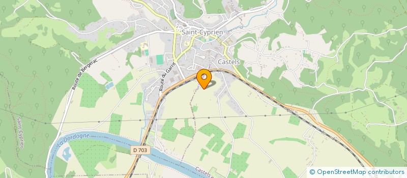 localisation de l'entreprise AGAPES à VEZAC