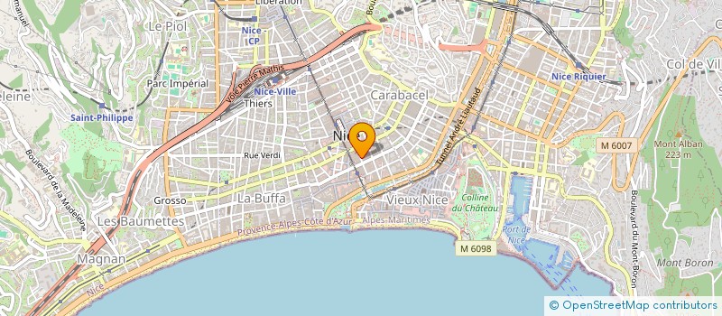 localisation de l'entreprise AGAPES à NICE