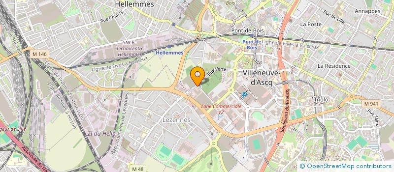 localisation de l'entreprise AGAPES XII à LEZENNES