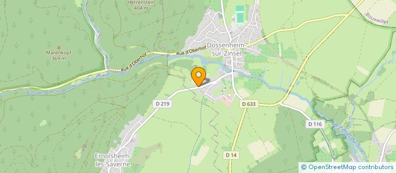 localisation de l'entreprise AGAPHIL IMMO  DOSSENHEIM-SUR-ZINSEL