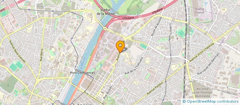 localisation de l'entreprise AGAPI à ANGERS