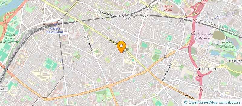 localisation de l'entreprise AGAPI LE MANS à ANGERS