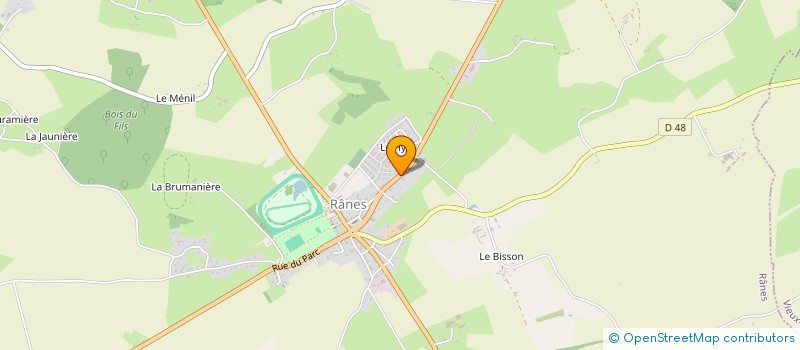 localisation de l'entreprise AGAPIA à RANES