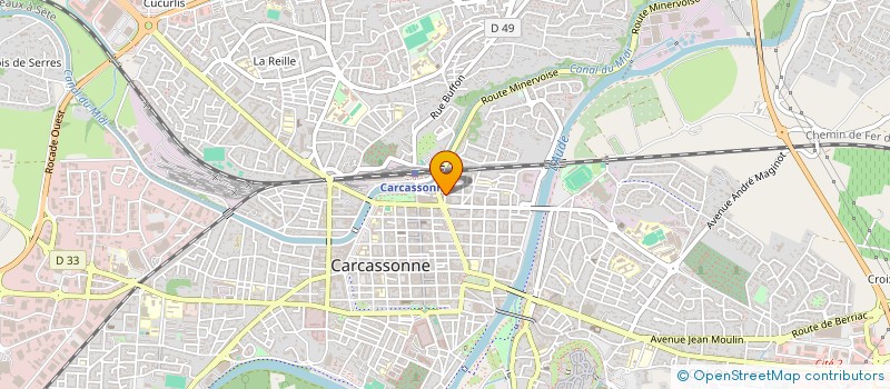 localisation de l'entreprise AGAPIA CONSTRUCTION  CARCASSONNE