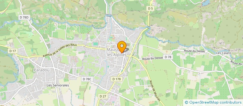 localisation de l'entreprise AGAPIMOU  MAUSSANE-LES-ALPILLES