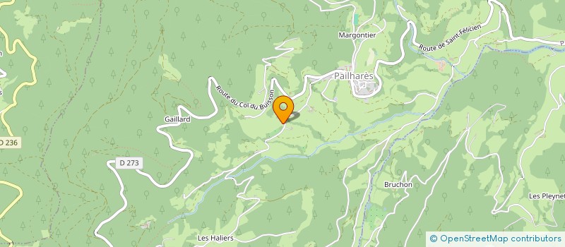 localisation de l'entreprise AGAPO  PAILHARES