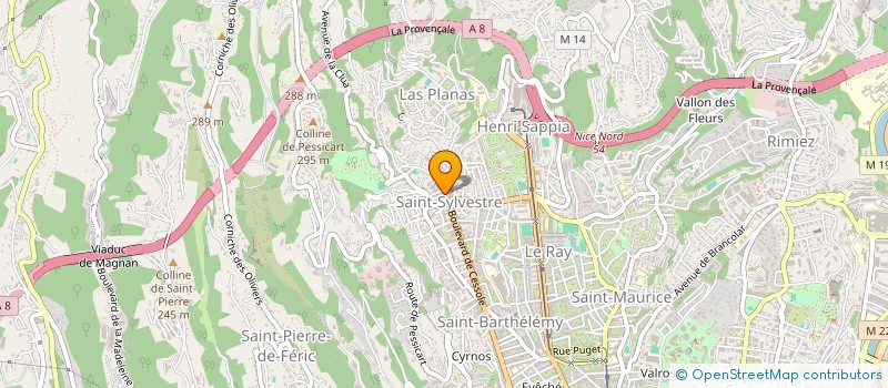 localisation de l'entreprise AGAPP  NICE