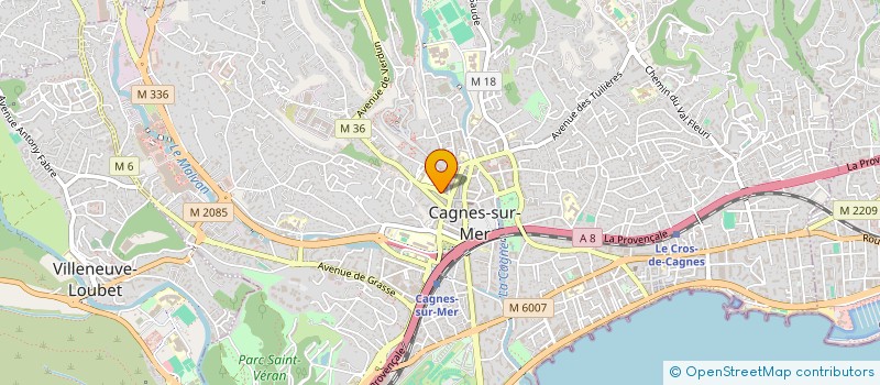 localisation de l'entreprise AGAPS ASSO GEST ACTIV PARASCOL à CAGNES-SUR-MER