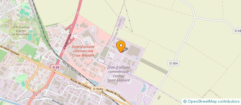 localisation de l'entreprise AGAPY  CERNAY-LES-REIMS