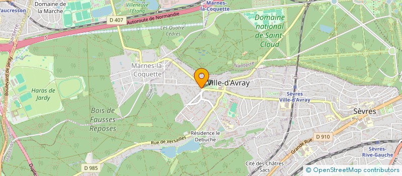 localisation de l'entreprise AGAR 6 à LA VILLE-DU-BOIS
