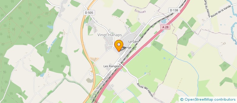 localisation de l'entreprise AGAR FINANCES à ECOUVES