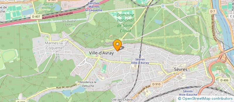 localisation de l'entreprise AGARAT SCI  VILLE-D'AVRAY