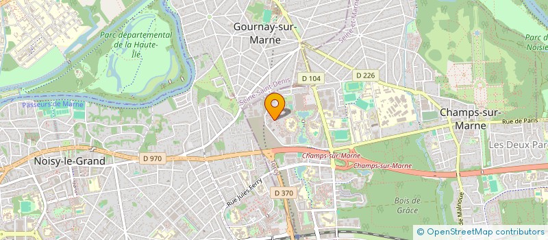 localisation de l'entreprise AGARICI à CHAMPS-SUR-MARNE