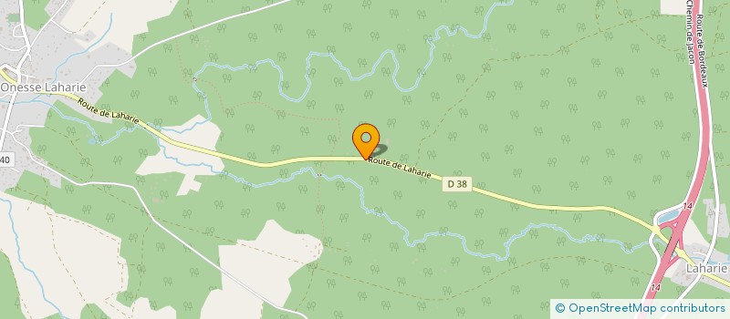 localisation de l'entreprise AGARIS FRANCE  ONESSE-LAHARIE