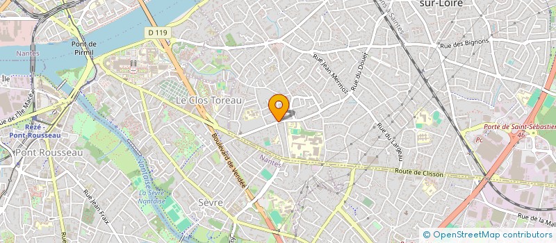 localisation de l'entreprise AGARTHA ESPORT à SAINT-SEBASTIEN-SUR-LOIRE