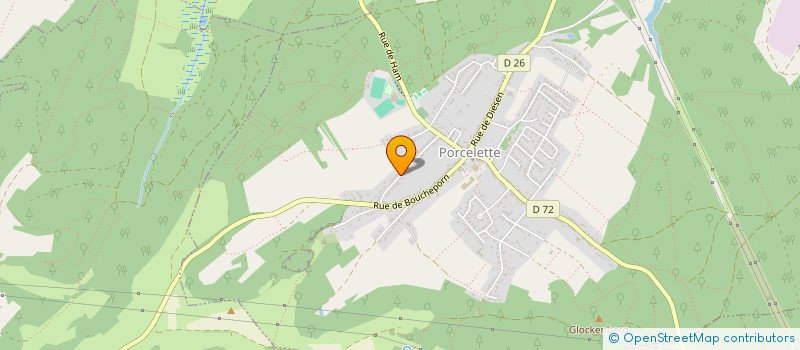 localisation de l'entreprise AGAS  PORCELETTE