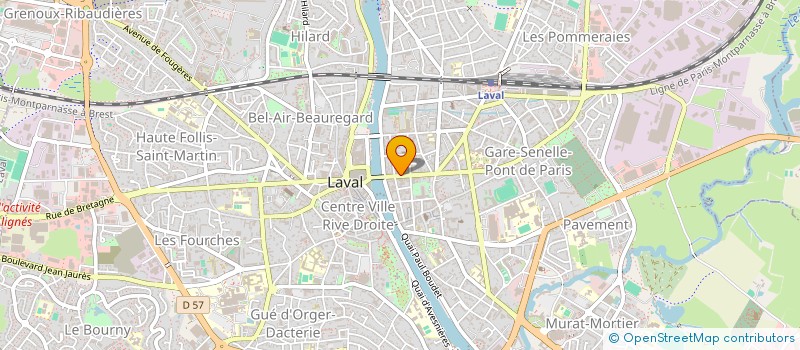 localisation de l'entreprise AGASTAN à LAVAL