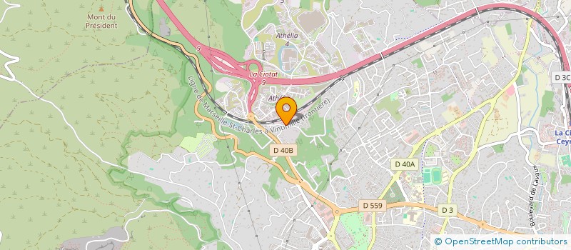 localisation de l'entreprise AGAT'HOME  LA CIOTAT