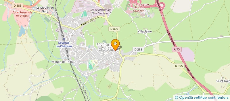 localisation de l'entreprise AGATCHAPA  SEVERAC D'AVEYRON