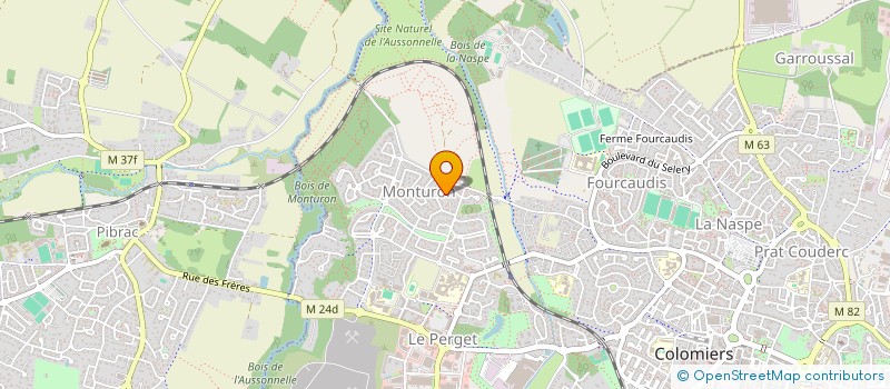 localisation de l'entreprise AGATE à COLOMIERS